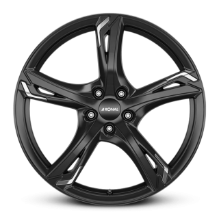RONAL R62 Chrome hliníkové disky 7,5x18 5x114,3 ET40 JETBLACK