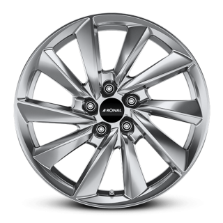 RONAL R70 hliníkové disky 7,5x18 5x108 ET50 PLATINUM SILVER