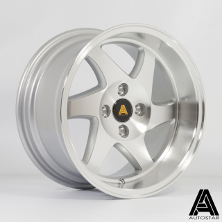 AUTOSTAR Blade hliníkové disky 8x15 4x100 ET20 RPFSilver