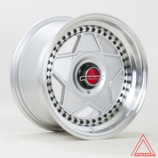 AUTOSTAR Centro hliníkové disky 8,25x15 4x100-108 ET20 RLSilver