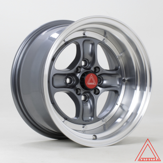AUTOSTAR Classic hliníkové disky 8x15 4x100-114,3 ET0 RLGunmetal