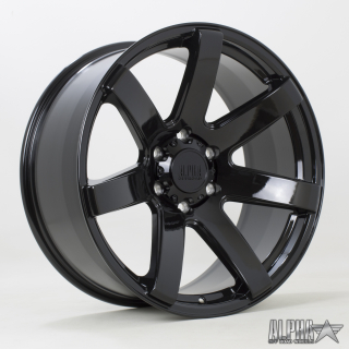 ALPHA OFFROAD Gauntlet hliníkové disky 9x20 6x139,7 ET10 Black
