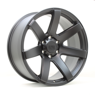 ALPHA OFFROAD Gauntlet hliníkové disky 9x20 6x139,7 ET10 SBlack