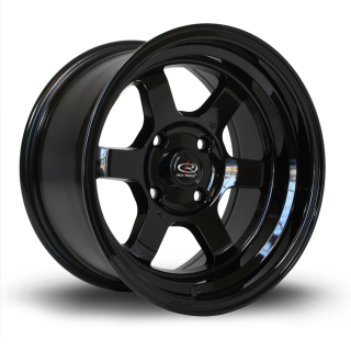 ROTA Grid-V hliníkové disky 8x15 4x100 ET0 Black