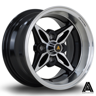 AUTOSTAR Kanji hliníkové disky 7x13 4x114,3 ET-7 PFBlack