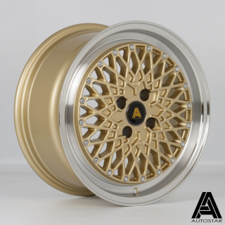 AUTOSTAR Minus hliníkové disky 7,5x16 5x100 ET30 RLGold