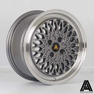AUTOSTAR Minus hliníkové disky 7,5x16 4x100 ET35 RLGunmetal