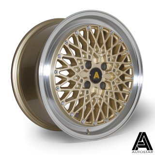 AUTOSTAR Minus hliníkové disky 8x17 5x112 ET35 RLGold