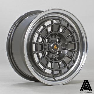 AUTOSTAR Roulette hliníkové disky 7x15 4x100 ET35 RLGunmetal