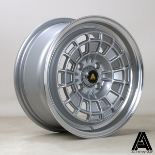 AUTOSTAR Roulette hliníkové disky 7x15 4x108 ET35 RLSilver