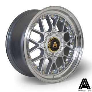 AUTOSTAR Sprint hliníkové disky 8x17 4x100-98 ET30 RLSilver