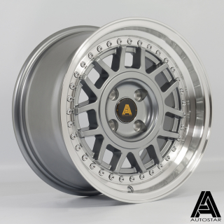 AUTOSTAR Storm hliníkové disky 8x15 4x100 ET25 RLGunmetal