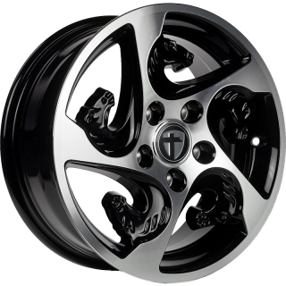 TOMASON TR-Horse hliníkové disky 6x15 5x112 ET30 blackpolished