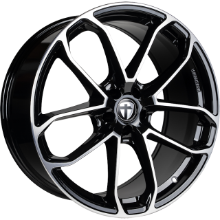 TOMASON AR2 hliníkové disky 9,5x21 5x112 ET19 black polished