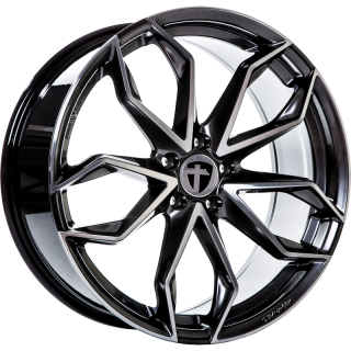 TOMASON TN22 hliníkové disky 8,5x19 5x114,3 ET45 Dark Hyper black polished