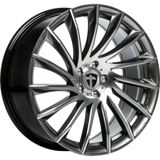 TOMASON TN16 hliníkové disky 8x18 5x100 ET35 Dark Hyperblack polished