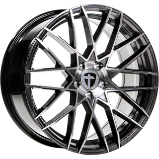 TOMASON TN19 hliníkové disky 8,5x20 5x112 ET45 Dark Hyper black polished