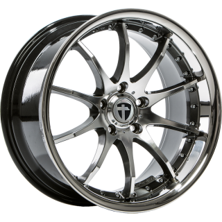TOMASON TN8 hliníkové disky 8,5x19 5x120 ET35 Hyperblack diamond polished with Steel lip