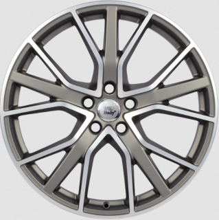 WSP W571 ALICUDI AUDI hliníkové disky 8,5x20 5x112 ET43 MATT GM POLISHED