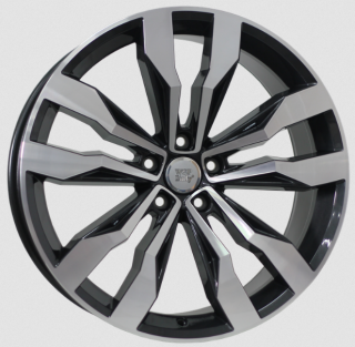 WSP W470 COBRA VW hliníkové disky 8x19 5x112 ET47 GLOSSY BLACK POLISHED