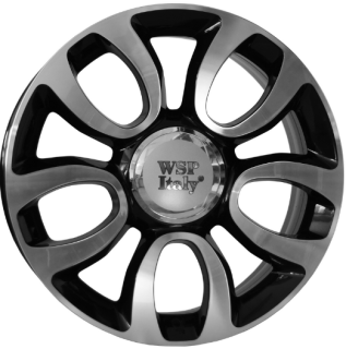 WSP W167 ERCOLANO FIAT hliníkové disky 7x17 5x98 ET41 GLOSSY BLACK POLISHED