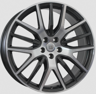 WSP W3101 FLORENCE MASERATI hliníkové disky 9x21 5x114,3 ET40,5 ANTHRACITE POLISHED