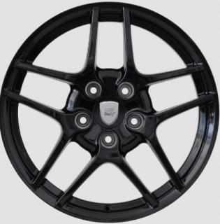 WSP W1053 HELIOS PORSCHE hliníkové disky 8x19 5x130 ET57 GLOSSY BLACK