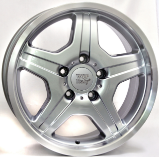 WSP W760 MATERA MERCEDES hliníkové disky 9,5x18 5x130 ET50 SILVER POLISHED LIP