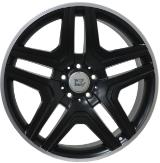 WSP W766 AMG NERO MERCEDES hliníkové disky 10x21 5x112 ET56 DULL BLACK R POLISHED