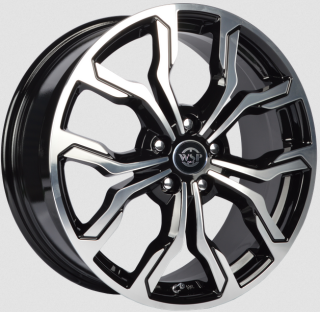 WSP WD002 NEW YORK HYUNDAI hliníkové disky 7,5x18 5x114,3 ET49,5 GLOSSY BLACK POLISHED