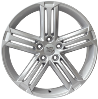 WSP W464 NISIDA GOLF R VW hliníkové disky 8x19 5x112 ET50 SILVER