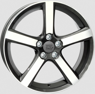 WSP W1257 NORD VOLVO hliníkové disky 7,5x18 5x108 ET52,5 ANTHRACITE POLISHED