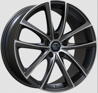 WSP WD001 PRASLIN AUDI hliníkové disky 7,5x17 5x112 ET38 MATT GM POLISHED