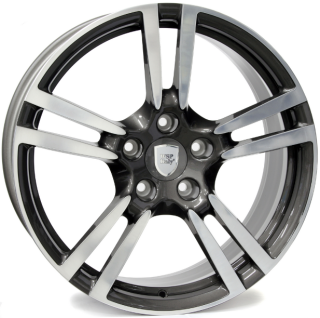 WSP W1054 SATURN PORSCHE hliníkové disky 9,5x20 5x130 ET65 ANTHRACITE POLISHED