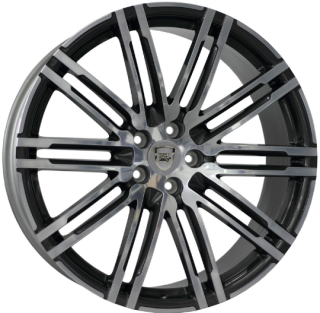 WSP W1057 TOKYO PORSCHE hliníkové disky 9x21 5x112 ET26 ANTHRACITE POLISHED