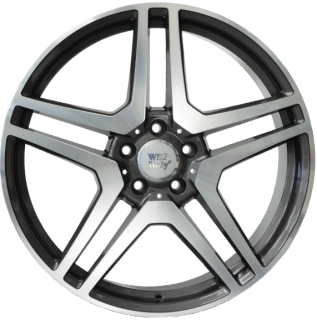 WSP W759 AMG Vesuvio MERCEDES hliníkové disky 9,5x20 5x112 ET43 ANTHRACITE POLISHED