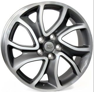 WSP W3404 YONNE CITROEN  hliníkové disky 7x18 5x114,3 ET38 ANTHRACITE POLISHED