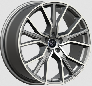 WSP WD004 ZURICH VW hliníkové disky 7,5x18 5x112 ET51 MATT GM POLISHED