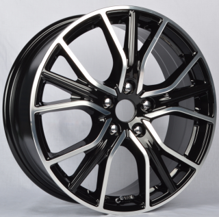 WSP WD004 ZURICH FORD hliníkové disky 7,5x18 5x108 ET52,5 GLOSSY BLACK POLISHED