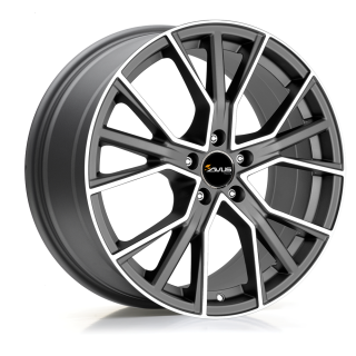 AVUS AF18 hliníkové disky 8x18 5x112 ET40 MATT ANTHRACITE POLISHED