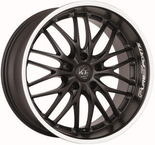 BARRACUDA VOLTEC T6 hliníkové disky 8x18 5x120 ET35 Mattblack Puresports / Color Trim weiss